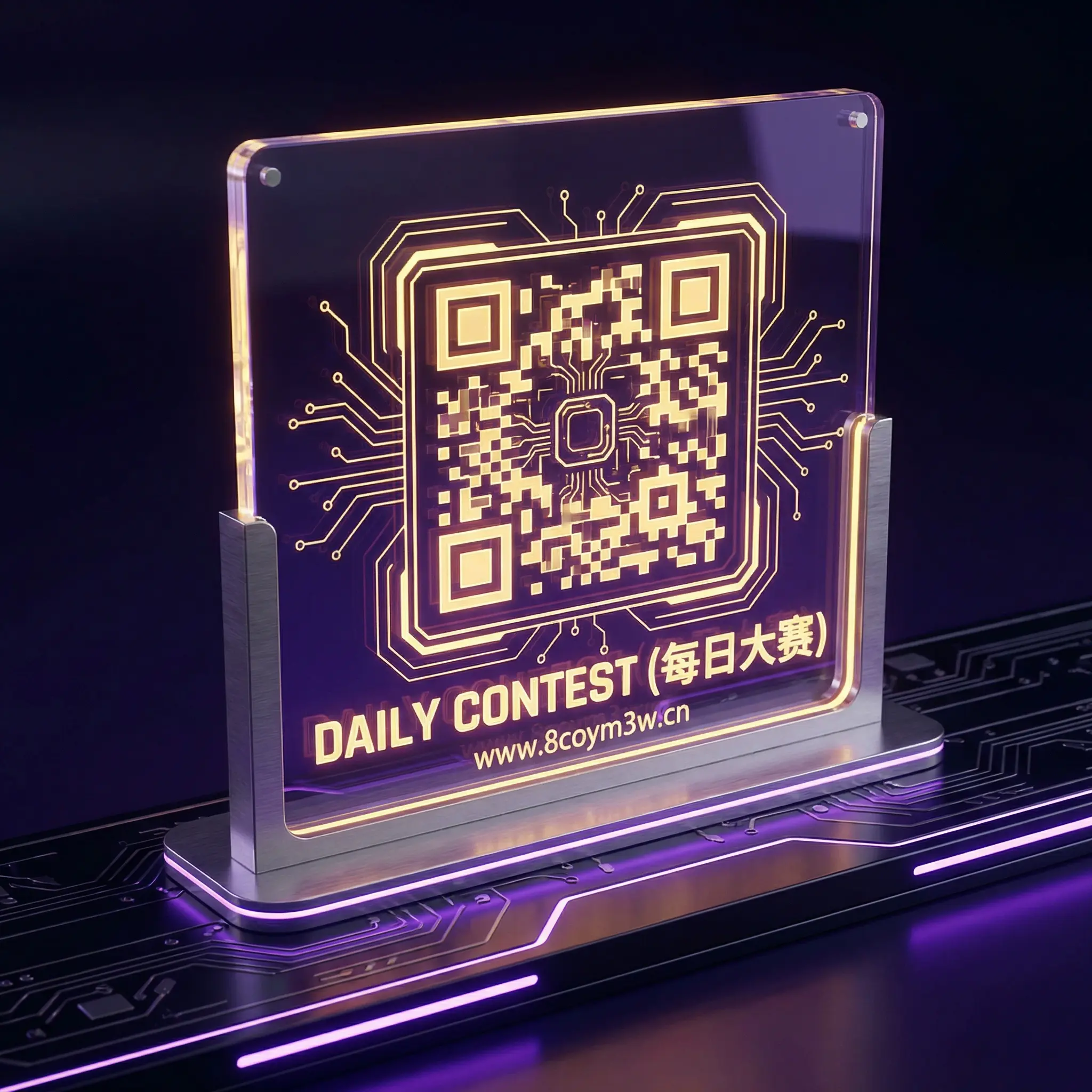 每日大赛商务合作二维码